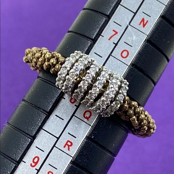 💛 Elegant Links of London 18k Gold Vermeil Ring - Picture 3 of 5